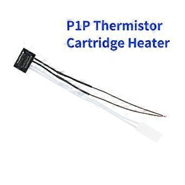 Pålitlig Termistor Hotend med Terminal Stabila Prestanda för Bambu Lab P1P P1S 3D-Utskrift DIY-Entusiaster