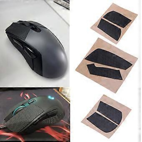 DIY Musehud Muse Skøjter Side Klistermærker Svedafvisende Puder Anti-slip Grip Tape til G403 G603 G703 Mus