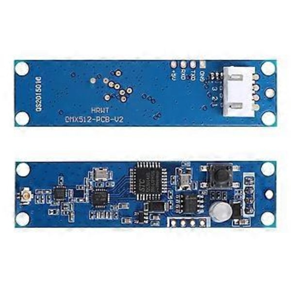 Langaton DMX512 2.4G PCB-moduulikortti LED-lavavalojen ohjain 2 in 1 lähetin-vastaanotin antennilla DIY-sarja