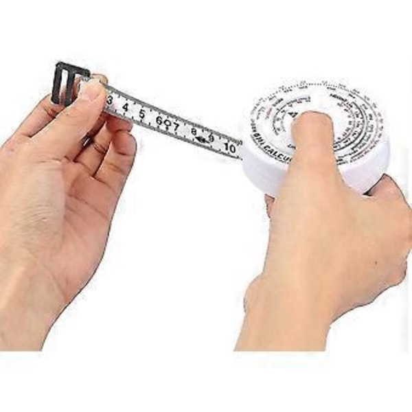 Bmi Anatomisk Kroppsmätare Bmi Med Bmi-kalkylator För Kroppslängd Vikt, Exakt Mätning, Stark Spänning Och Tydlig Utskrift