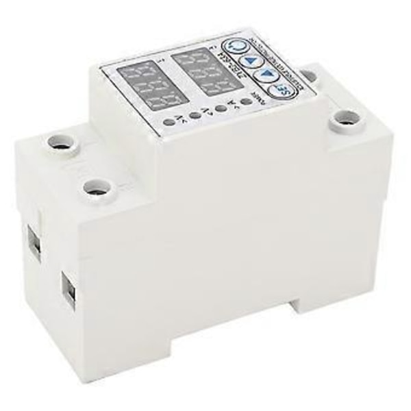 Jännitteen ja virran suoja Automaattinen nollaus Digitaalinen näyttö Yli- ja alijännitesuojalaite kotiin hotelliin 2p 220v Ac 63a