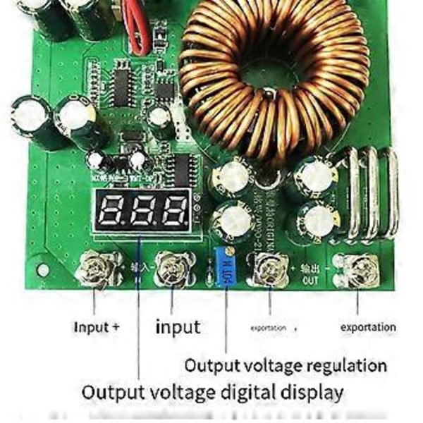DC-DC Nedtransformator Strömförsörjningsmodul DC25-90V 1000W50A Konstant Spänning Konstant Ström Buck Converter Spänningsregulator