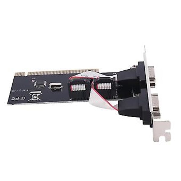 PCI til R232 Adapter PCIe til 2 Port Seriel Udvidelseskort PCI-e til Industriel RS232 Seriel Port Adapter