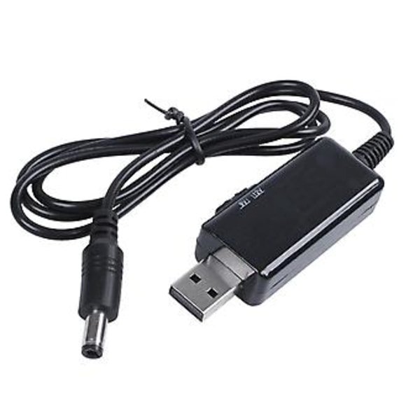 USB Boost Kabel 5V Steg 9V 12V Justerbar Spänningsomvandlare 1A Step-up Spänningstransformator Po