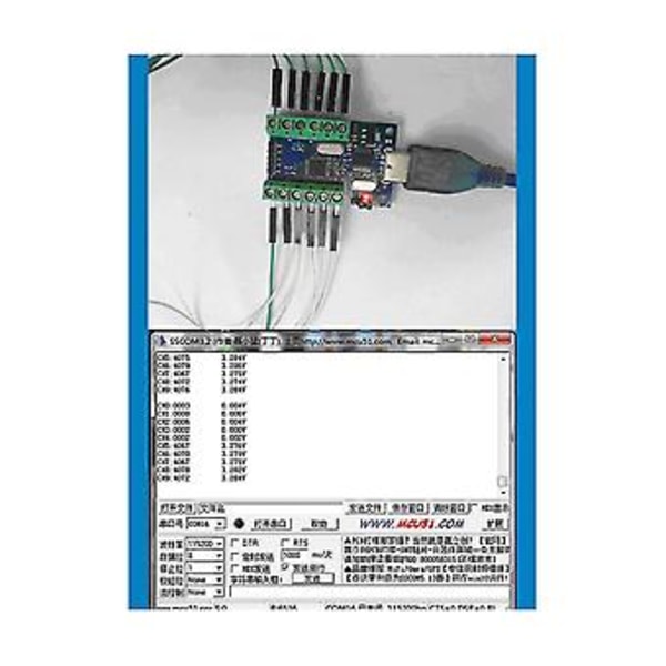 Stm32f103c8t6 USB-gränssnitt 10 Chl 12bitars AD-samplingsdatainsamling Stm32 Uart-kommunikation