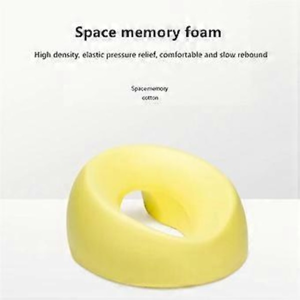 Ergonomisk Liggepute Memory Foam Hodestøttepute Kroppsmassasje Ansiktspute for Skjønnhetssalong-A