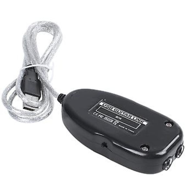 Gitar til USB Interface Kabel Adapter / PC Innspilling CD Studio Laptop