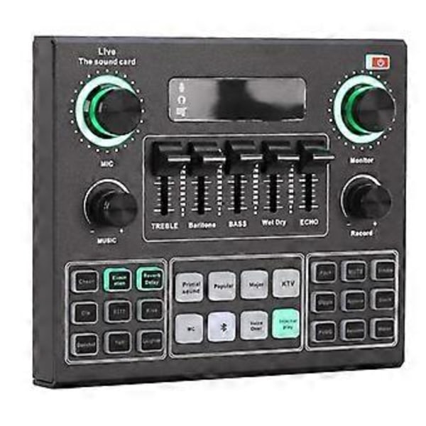 V9 Bluetooth Äänikortti USB Kuulokemikrofoni Web Radio Reaaliaikainen Äänikortti Lauluäänikortti Puhelimelle Tietokoneelle