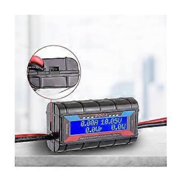 200a Høypresisjons Strømanalysator Wattmeter Batteriforbruk Ytelsesmonitor Med LCD Bakgrunnsbelysning For Rc