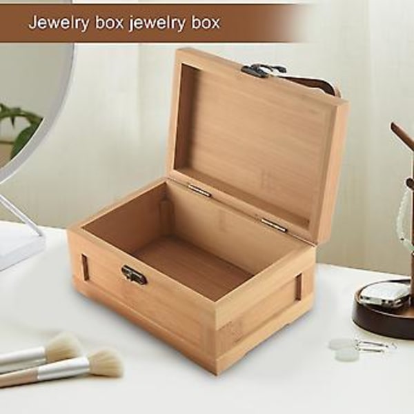 Bamboo Craft Bambu Smyckeskrin Smyckesförvaringslåda