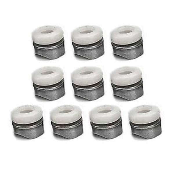 10 st S-formade packningar för Less Nozzss Tillbehör Cush Packning