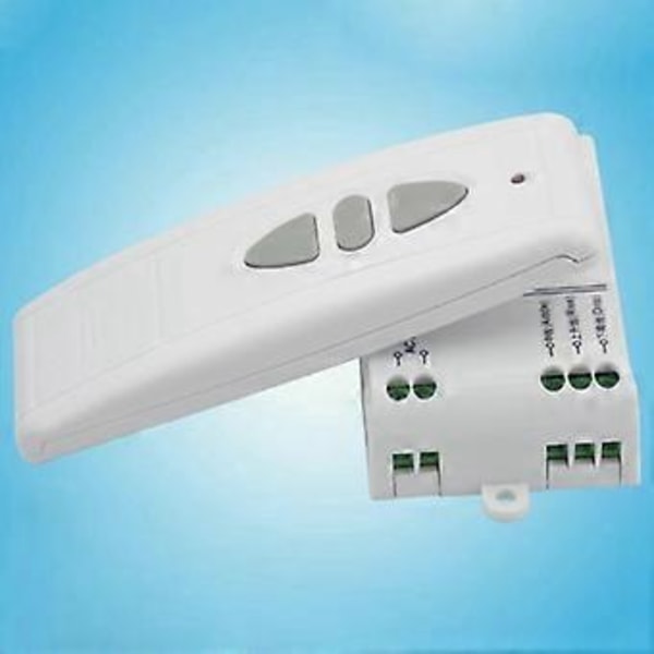 -T02 AC 220V Motor Trådlös Fjärrkontroll Switch Upp Ner Stopp Tubmotor Kontroller Framåt Bakåt TX RX Låst