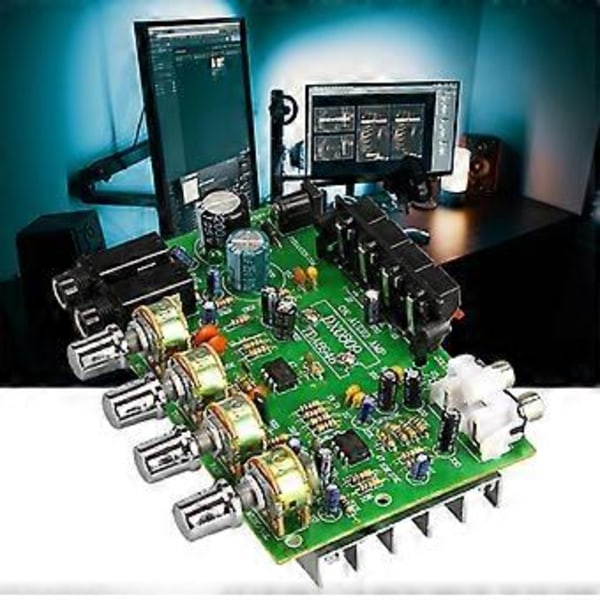 2.0 Subwoofer Förstärkare Ljudkort Mini Basförstärkare HIFI 40W+40W SubWoofer Högtalare DIY