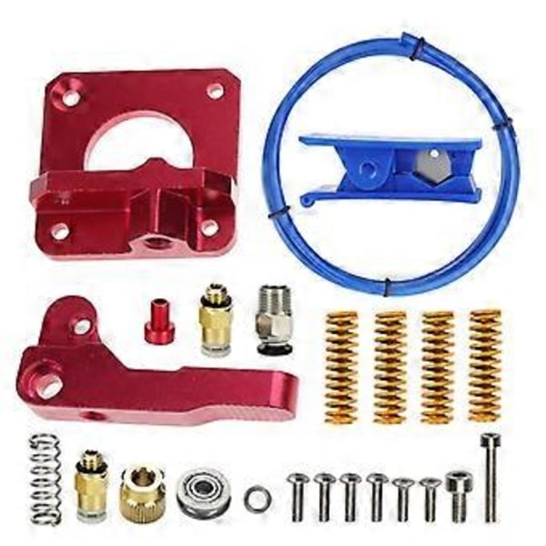 för 3D-skrivare Extruder Filamentmatare Capricorn Premium PTFE-slang Pneumatiska kopplingar Metallbäddsfjädrar Kit