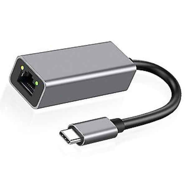Type-c - Rj45-portti 1000mbps Usb C Ethernet -sovitin Usb-c - Rj45 Lan -sovitin Type C -verkkokortti U