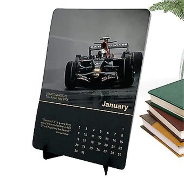 Bilkalender 2024 / Kalender 2024-2025 Väggkalender Jan 2024-dec 2025 / Hemkalender Används