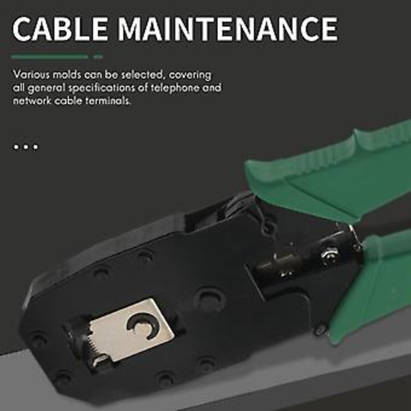 Kabelreparationsverktygssats Rj45 Rj11 Cat6 Kabel Er Krympverktyg Stripp
