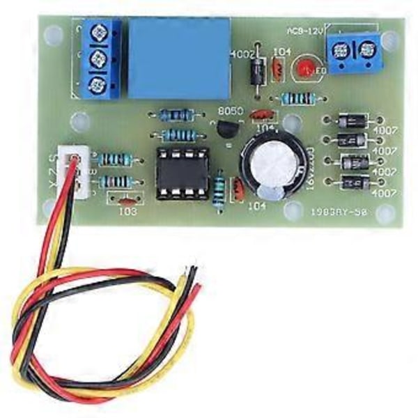 Vattennivåkontrollmodul Vätskeflödesbrytare Sensor Automatisk Kontrollerkort 12V
