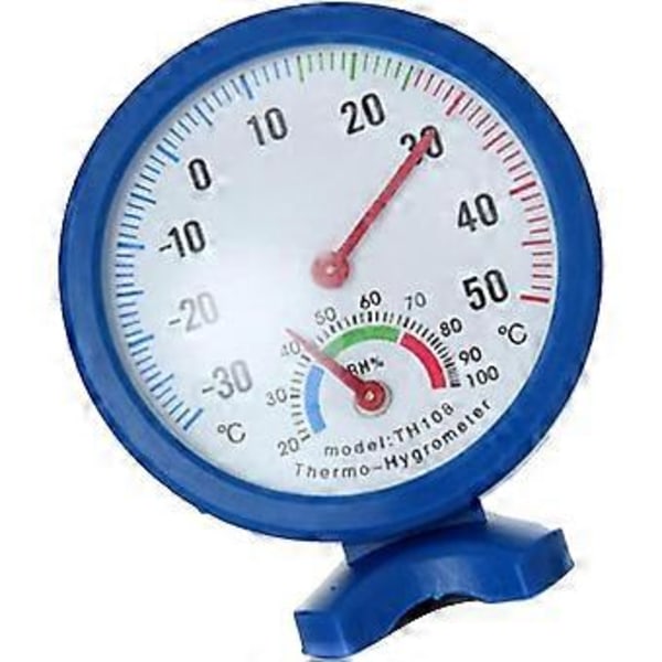 5 stk. Dial Termometer - Udendørs termometre til terrasse, buet glas køleskabstermometer serigrafi, Dial Termometer Øjeblikkelig aflæsning tydeligt D (d-4-)