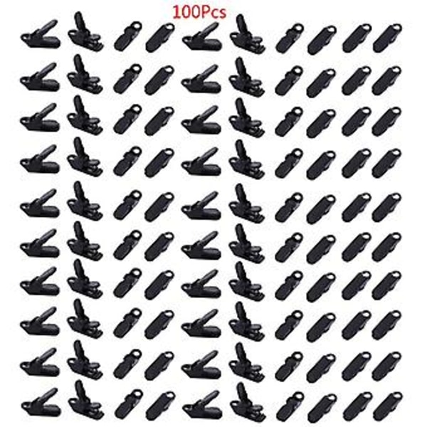 100 st Tält Markis Kapell Klämma Presenning Canvas Clip Snäpp Gripper Husvagn Käkgrepp Fälla