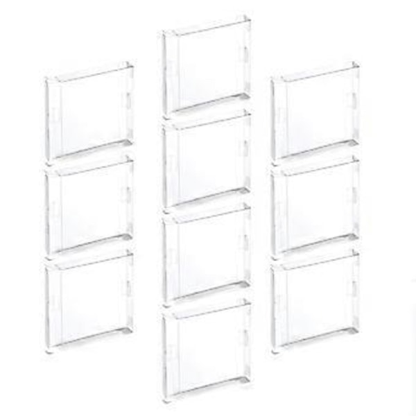 10x Transparent Spelkort Fodral Kassett Dammskydd för Game Boy för GBA Kort Anti-Damm Skyddande Skalbox
