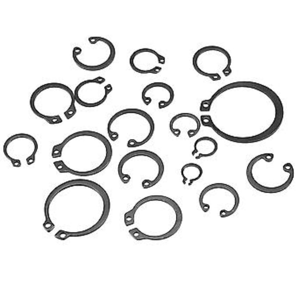 225 st Interna & Externa Låsringar Circlip Sortimentslåda Set 18 Storlekar