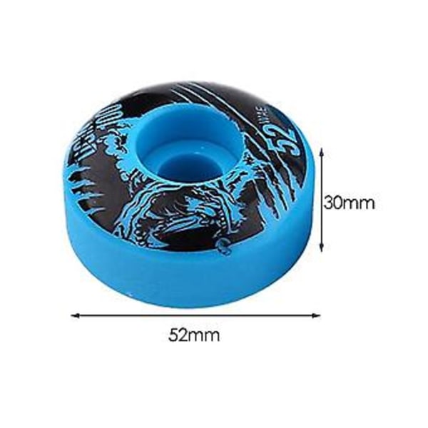 4 stk. Sboard Double Wane Hjul Elastisk Pu Shr-100a Invert Board Hjul Høj Surfb