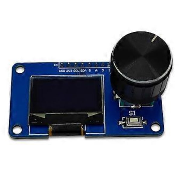 0,96 tommers OLED-skjermmodul med knapper EC11 roterende koder IIC-grensesnitt LCD-skjerm