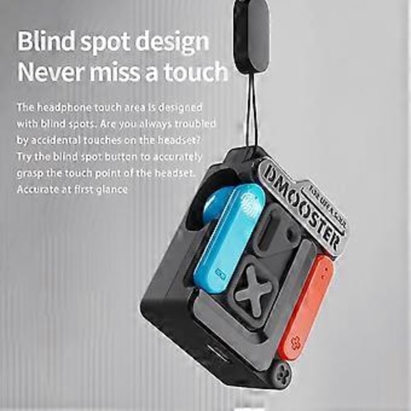 D36 Trådlösa Bluetooth 5.3 Hörlurar Byggkloss Gamer Hörlurar Brusreducerande Hörlurar för Android IOS B