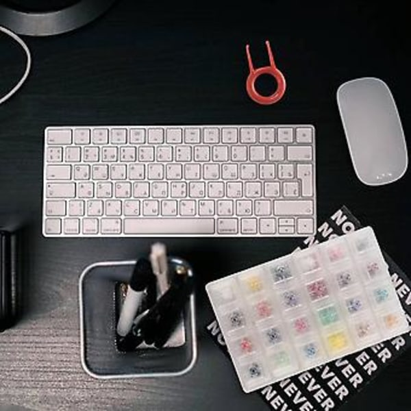 24 S Ses Er Med Akrylbase Blank Keycaps For Mekanisk Kailh Box