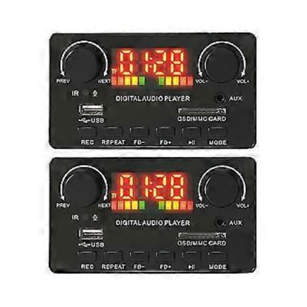 2x40w Forsterker Bluetooth Mp3 Spiller Wav Dekoderkort Dekoder Bluetooth Modul