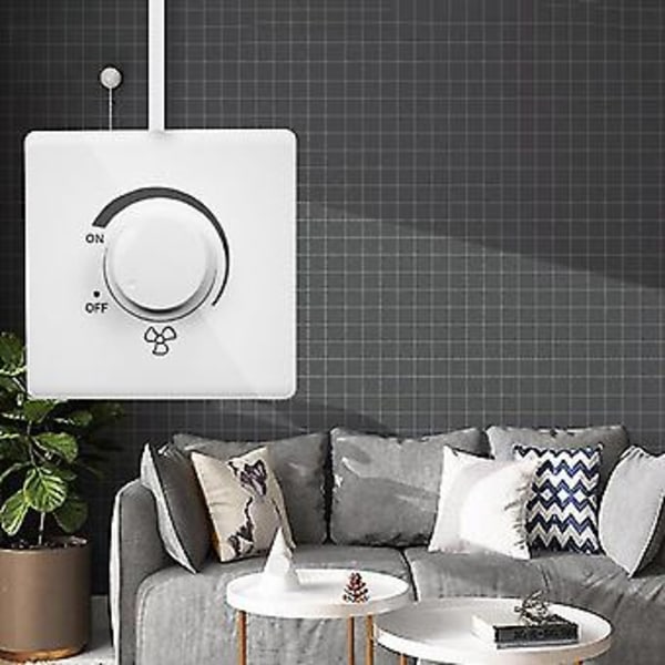 86 Typ Takfläkt Justering Steglös Hastighetsregulator Väggströmbrytare 220v 10a