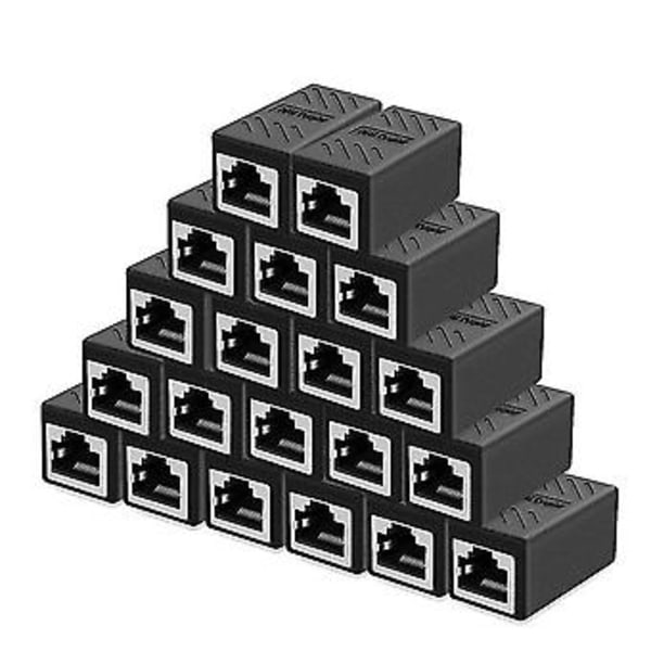 20 kpl RJ45-liitinverkon jatkaja Ethernet RJ45 8p8c -jatkaja