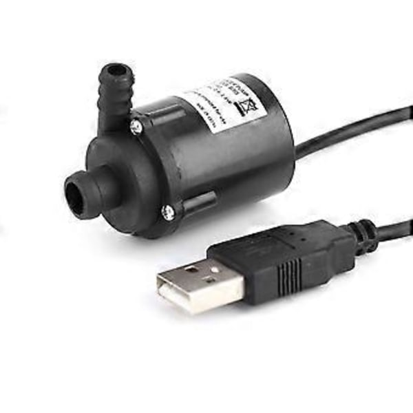 6V 150l H Mikro Børsteløs Senkbar Vannpumpe Motor Kjølepumpe USB GD