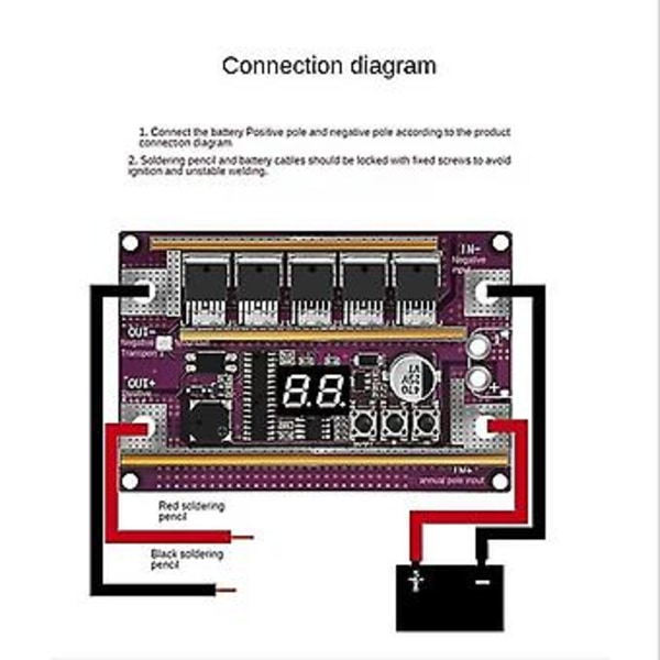K99 DIY Pen Bærbar 12V S Automatiske Tilbehør Pen Hovedkort
