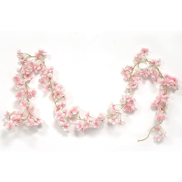 Falska körsbärsblommor, konstgjorda sidenkörsbärsblommor Sakura Vine Present