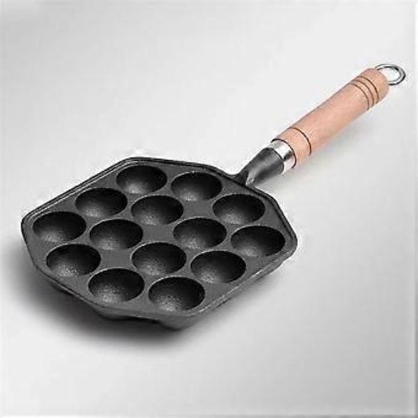 14 Hål Non-Stick Takoyaki Maker Bläckfiskbollsmaskin Bläckfisk Bakmaskin Hemmabakningsformar Formbricka Kök, A