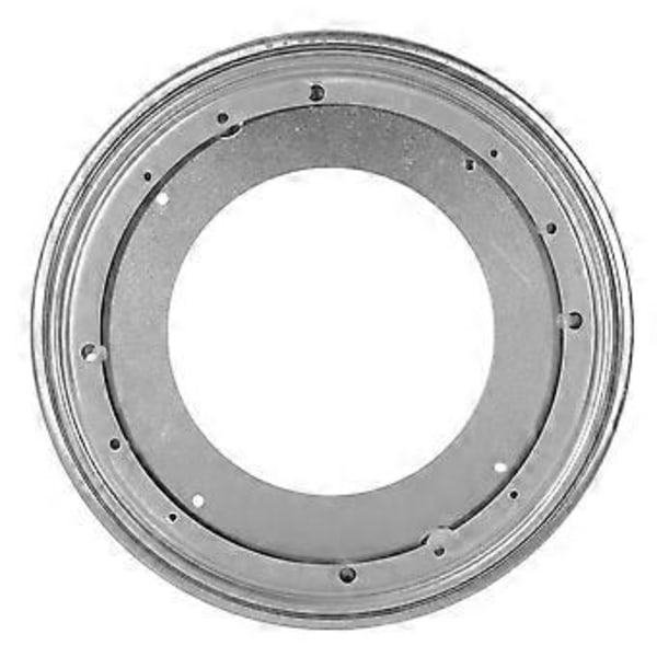 12 tommer rund form galvaniseret drejeskive roterende drejeplade køkken & display bord hardware