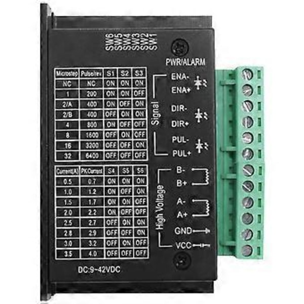 Stepper Motor Driver TB6600 Opgradering Nema 23 Nema17 4A DC9-42V til NEMA23 Motor CNC Router Controller til 3D Printer