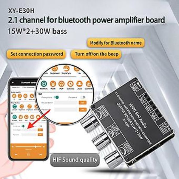 Xy-e30h 2.1 Chl Hammas O Vahvistinlevymoduuli Korkea Ja Matala Subwoofer Sovellus