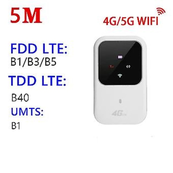 M80-5m Onboard Wifi Bil Wifi Bærbar 150mbps Router B1/b3/b5/b40