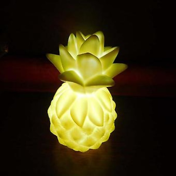 Nattlampa, LED Tecknad Ananas Natt LED Tecknad Ananas Nattlampa Snabb Respons