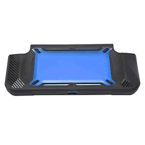 Beskyttelsesdeksel for spillkonsoll TPU Fallbeskyttelse Beskyttelsesetui Varmeavledning Bakdeksel for Switch Svart Blå