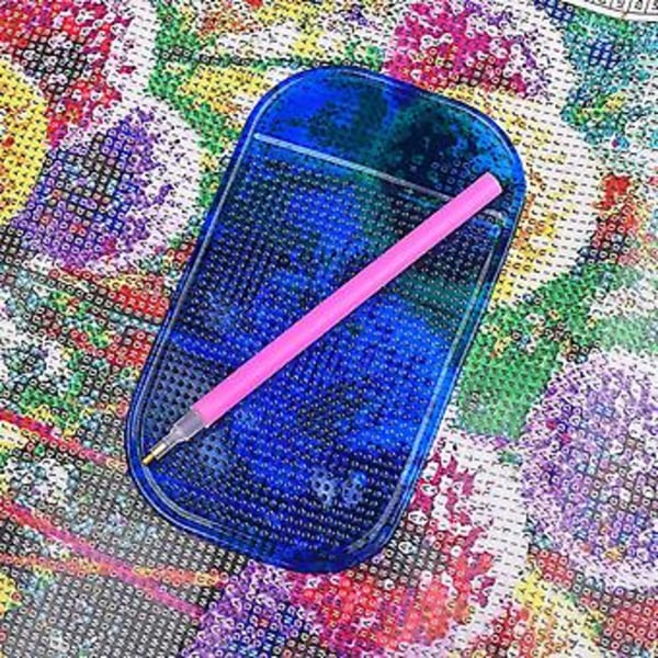 6 st Halkfria Verktyg Sticky Matta För Diamantmålning Universal Halkfri Silikon Sticky Gel Pad För Diamantmålningstillbehör