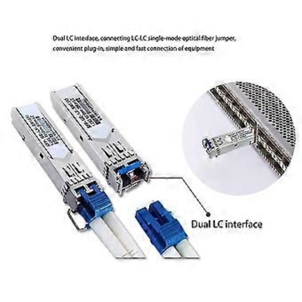 Sfp Optisk Modul Gigabit Single-mode Optisk Modul Sfp--lx-sm1310 20km Fiber 1.25g Til H3c