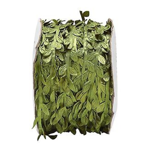200m/rulle Simulation Blad Blade Guirlande Vinstok Bryllup Grønne Hjem Fødselsdagsfest Bord Væg Grøn