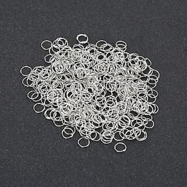 4 Æske Metal Jump Rings Sæt - Åben Ring DIY Smykkefremstilling Tilbehør 3mm