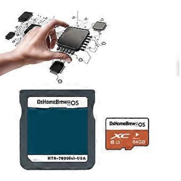 7800 i 1 Spelsamling för Pixel Theme NDSL Spelkort Videospelsimulering