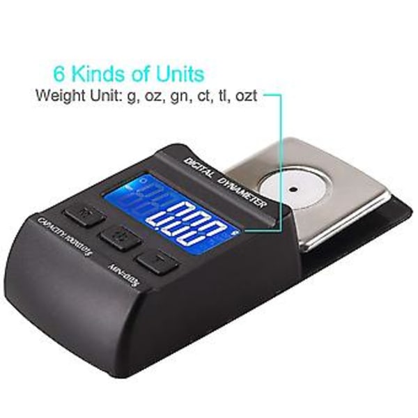 100g / 0,01g Digitaalinen Levysoittimen Neulapainomittari LP-levysoittimelle 10g C:llä