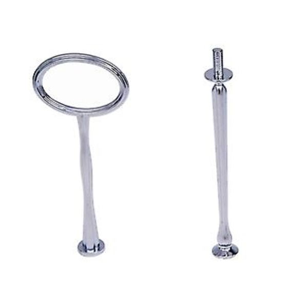 5 Bröllop Metall 2 Vånings Tårtställ Center Handtag Stänger Beslag Kit